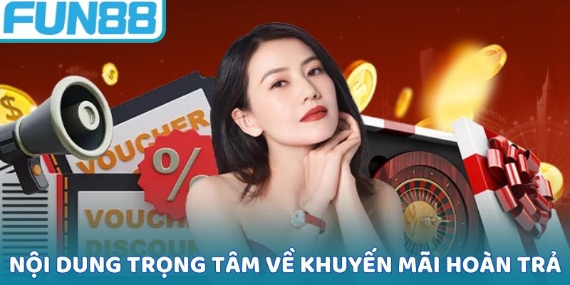 Nội dung trọng tâm về khuyến mãi hoàn trả